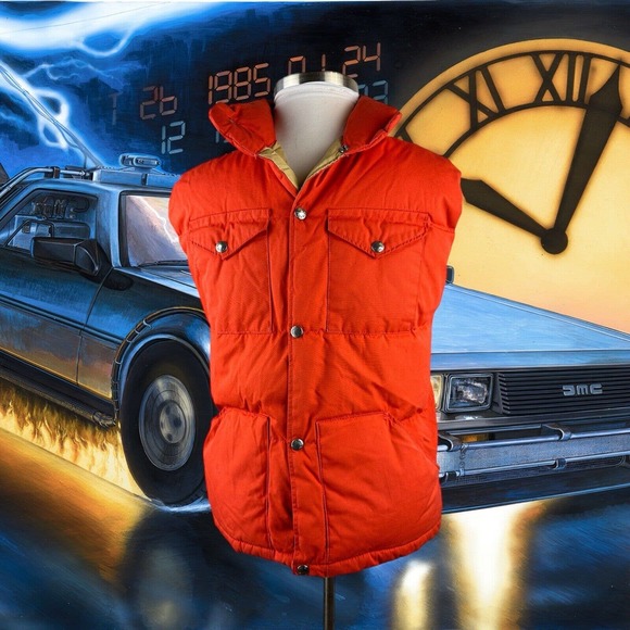 The North Face Other - Vintage 80's The North Face Puffer Snap Front Vest Orange Medium H14145 *Flawed*